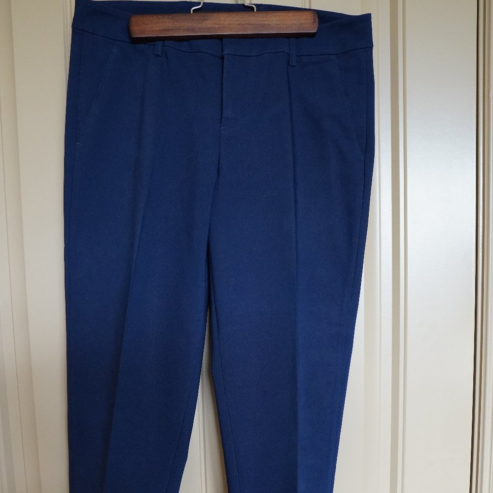 Liverpool Kelsey Knit Blue Pants Size 6
